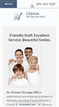 Mobile Screenshot of clintonsmiles.com